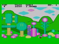 une photo d'Ã©cran de Fantasy Zone sur Sega Master System